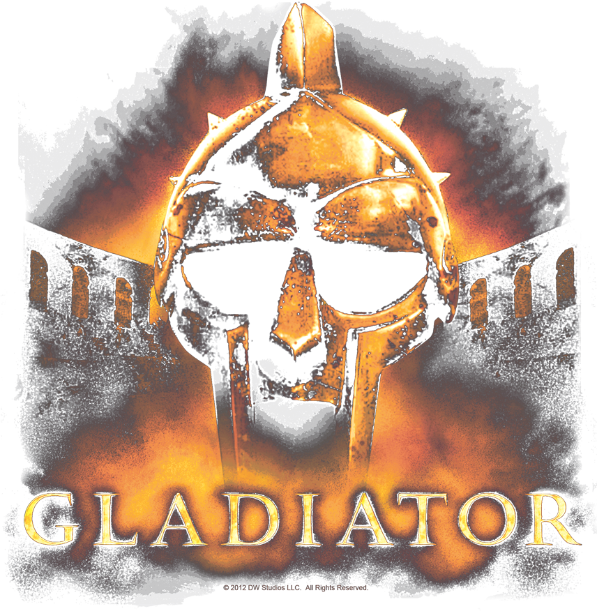 Gladiator My Name Is Juniors T-shirt - Poster (855x895), Png Download