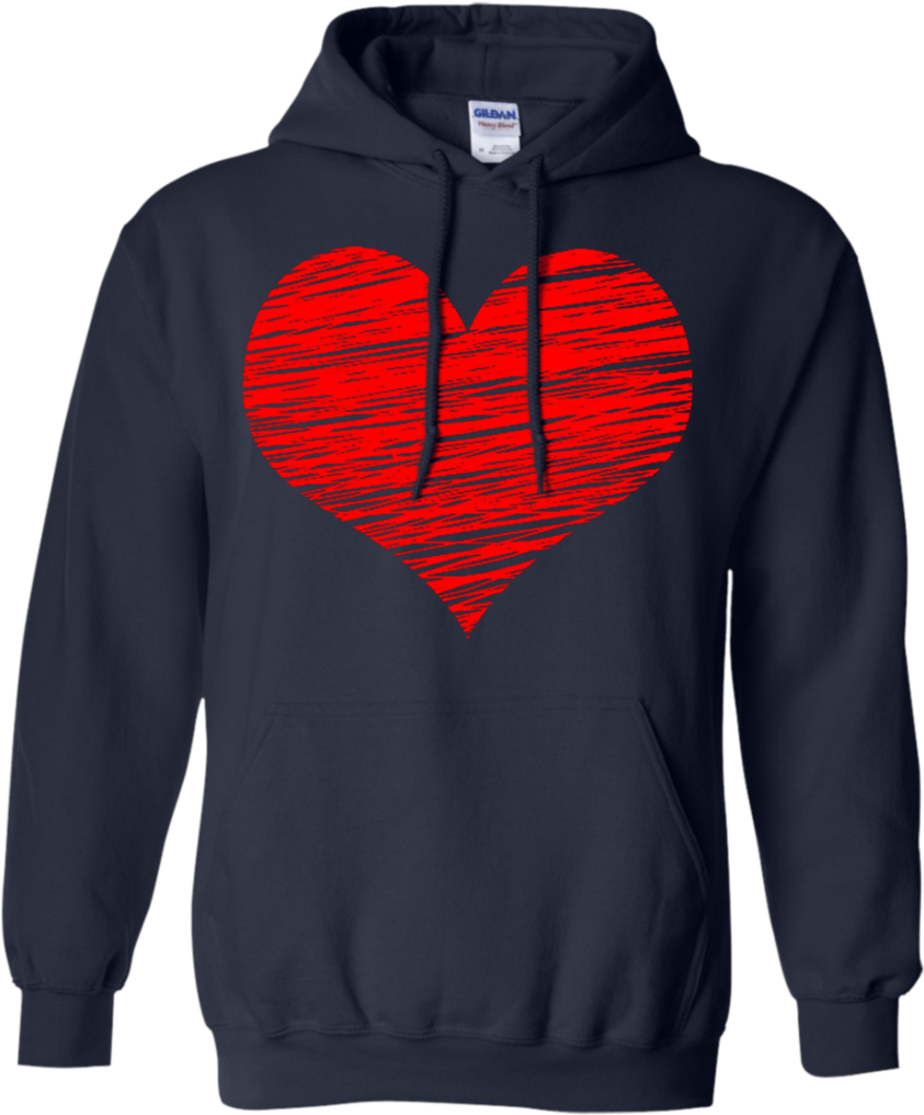 Valentines Day Shirt Red Glitter Heart T-shirt - T-shirt (1024x1024), Png Download