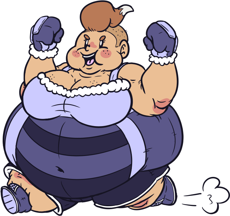 Gotta Go Fat - Cartoon (869x847), Png Download