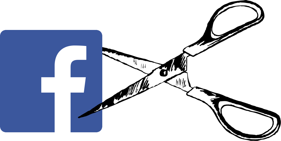 A Friend Of Mine Recently Left Facebook And Twitter - Sharp Objects Clipart Black And White (1099x551), Png Download