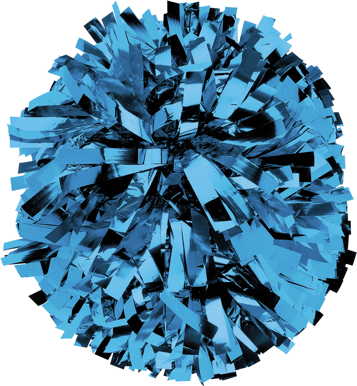 Blue Metallic Pom Poms (1200x1424), Png Download