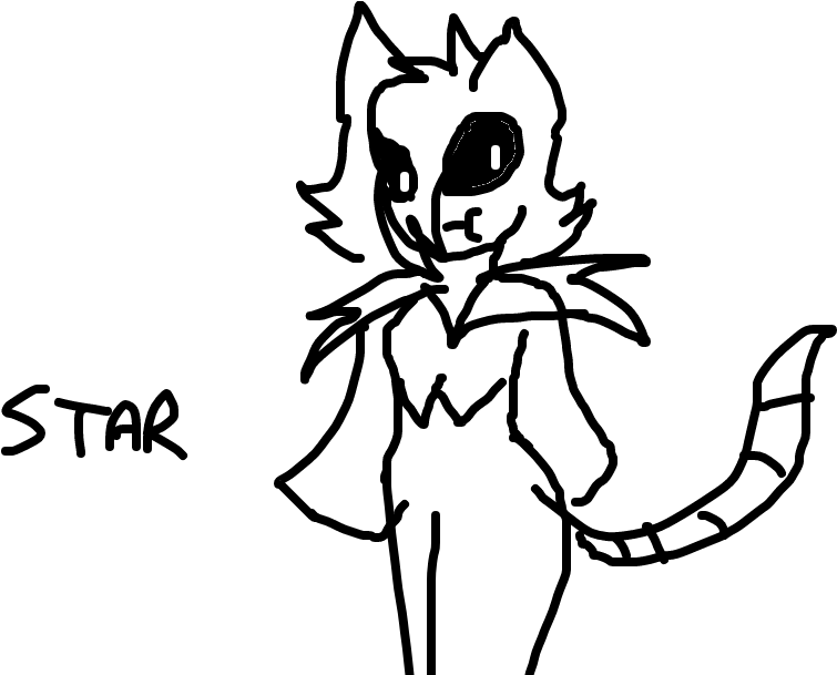 Nightmare Foxy - Line Art (1020x608), Png Download