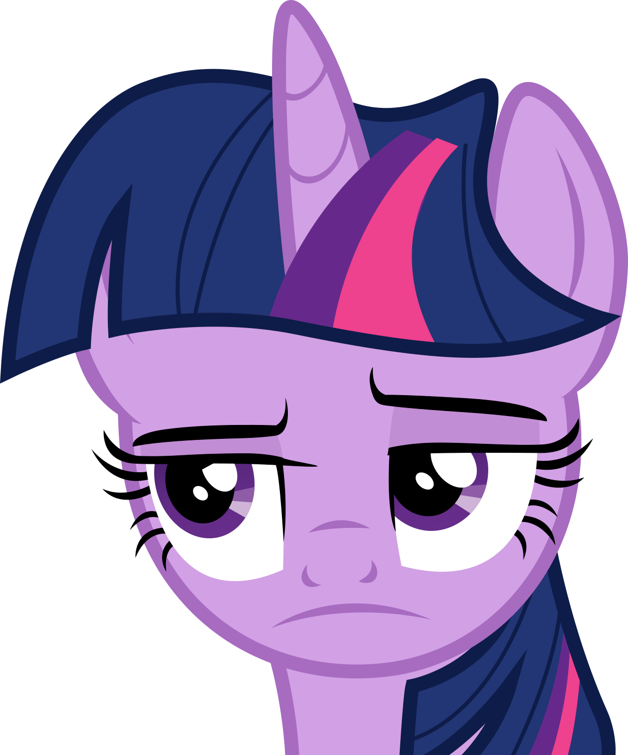 Twilight Sparkle Transparent Background - Twilight Sparkle Angry Face (1263x1519), Png Download