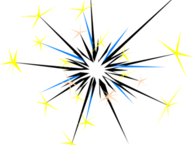 Sparkles Clipart Transparent Background - Sparks Clipart (640x480), Png Download