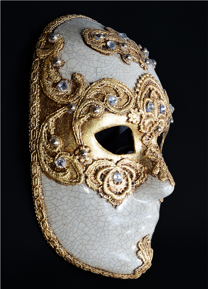 Volto Carnival Mask - Masque (1000x1000), Png Download
