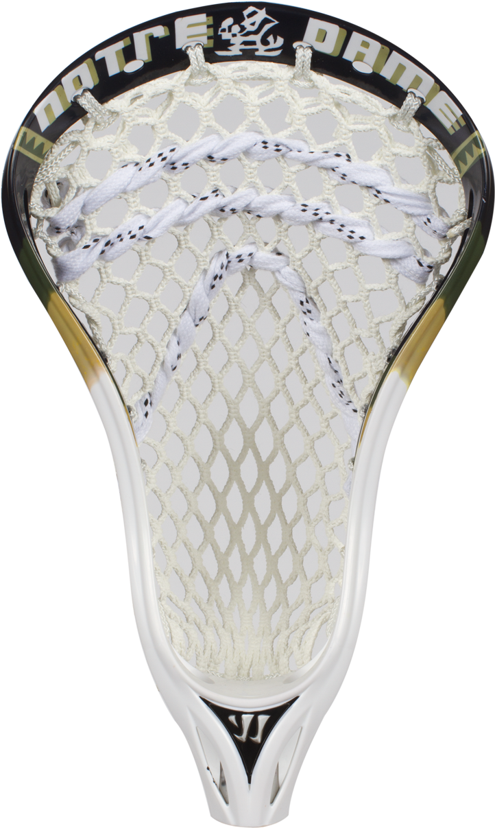 Support Your School With A Collegiate Notre Dame Dyed - Notre Dame Lacrosse Head (800x1275), Png Download