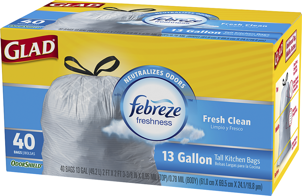 Glad Trash Bags - Glad Scented Garbage Bags (1024x666), Png Download