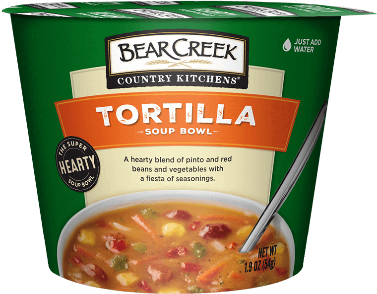 Tortilla Soup Bowl - Bear Creek Soup (900x900), Png Download