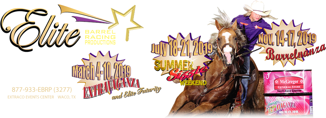Home, Elite Barrel Racing - Stallion (1100x397), Png Download