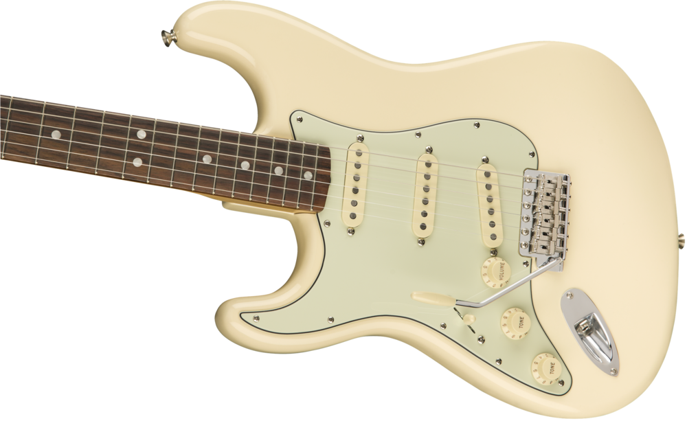 Fender American Original 60's Stratocaster Lefty Olympic (1000x613), Png Download