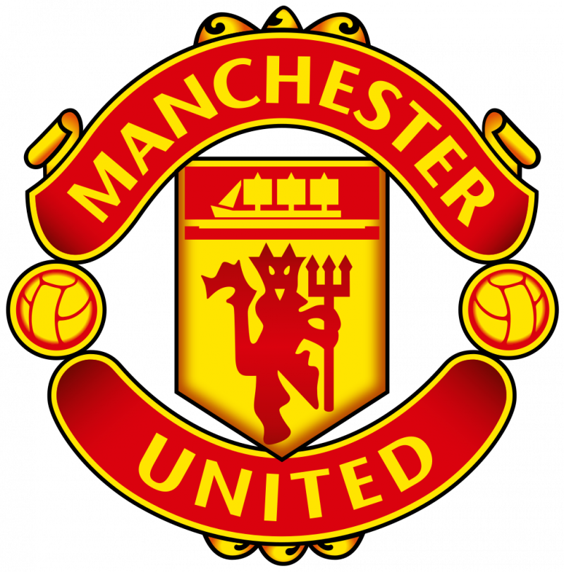 Club Logo - Man United Logo Png (800x811), Png Download