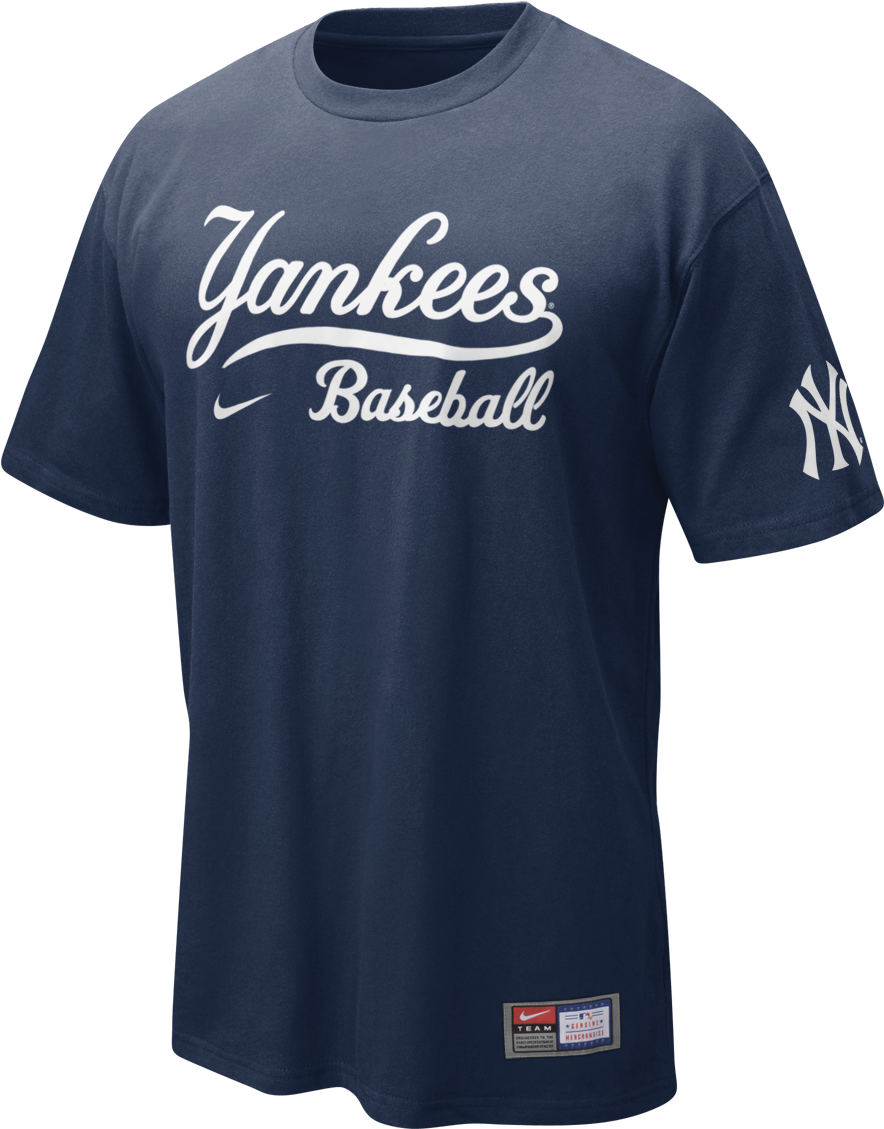 New York Yankees Short Sleeve Practice T-shirt $27 - New York Yankees (969x1236), Png Download