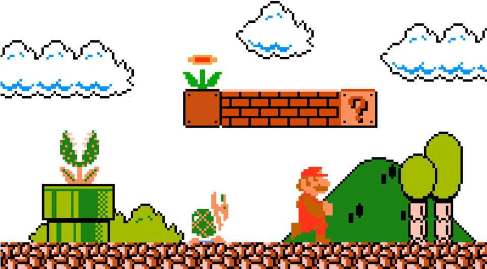 Super Mario Transparent Dynamic Ps Vita Wallpaper - Super Mario Bros (960x544), Png Download