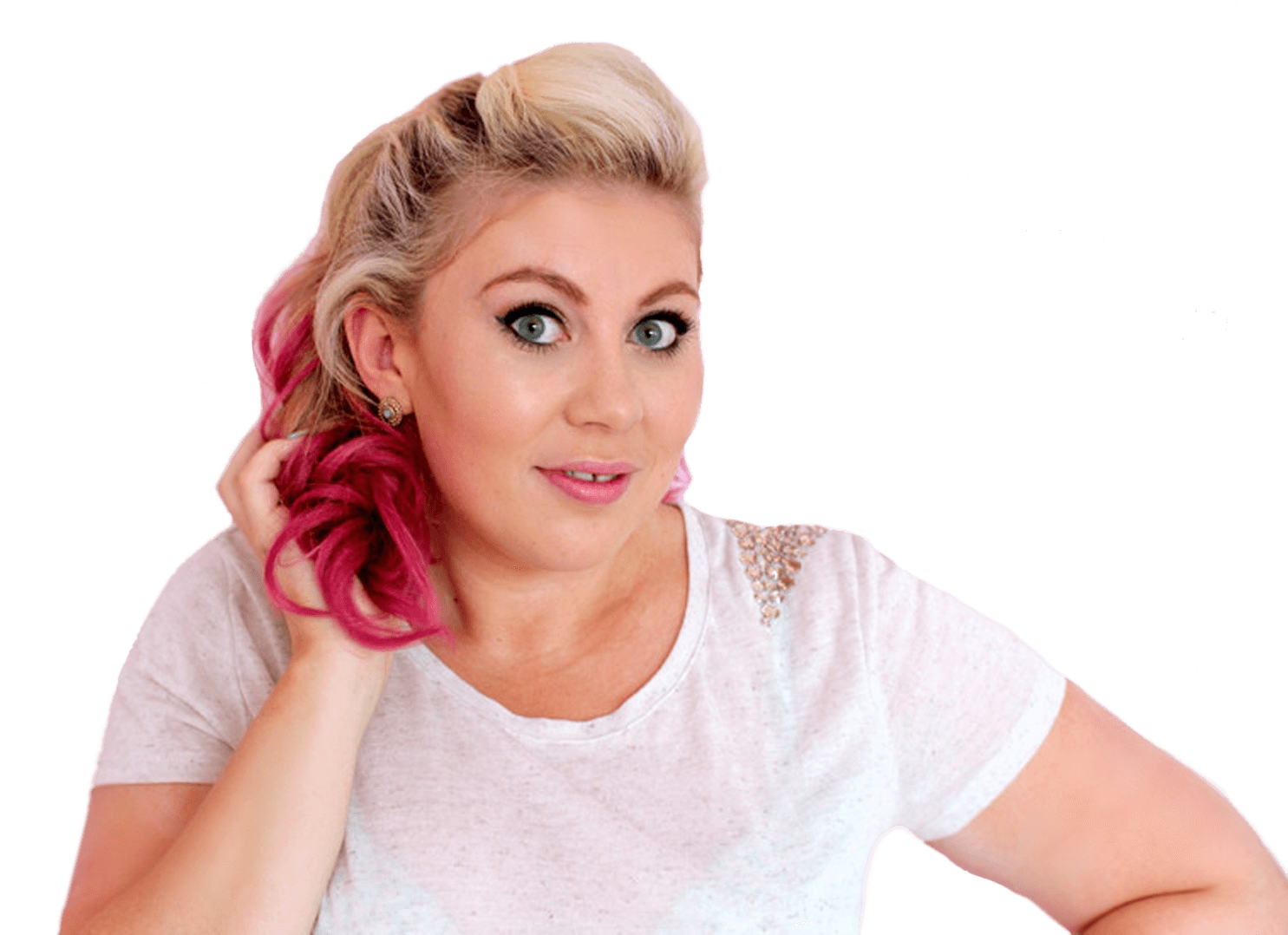 Louise Glitter White T Shirt - Sprinkle Of Glitter (1497x1113), Png Download