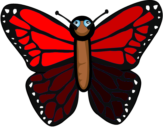 Virtual Butterfly Garden - Brush-footed Butterfly (663x520), Png Download