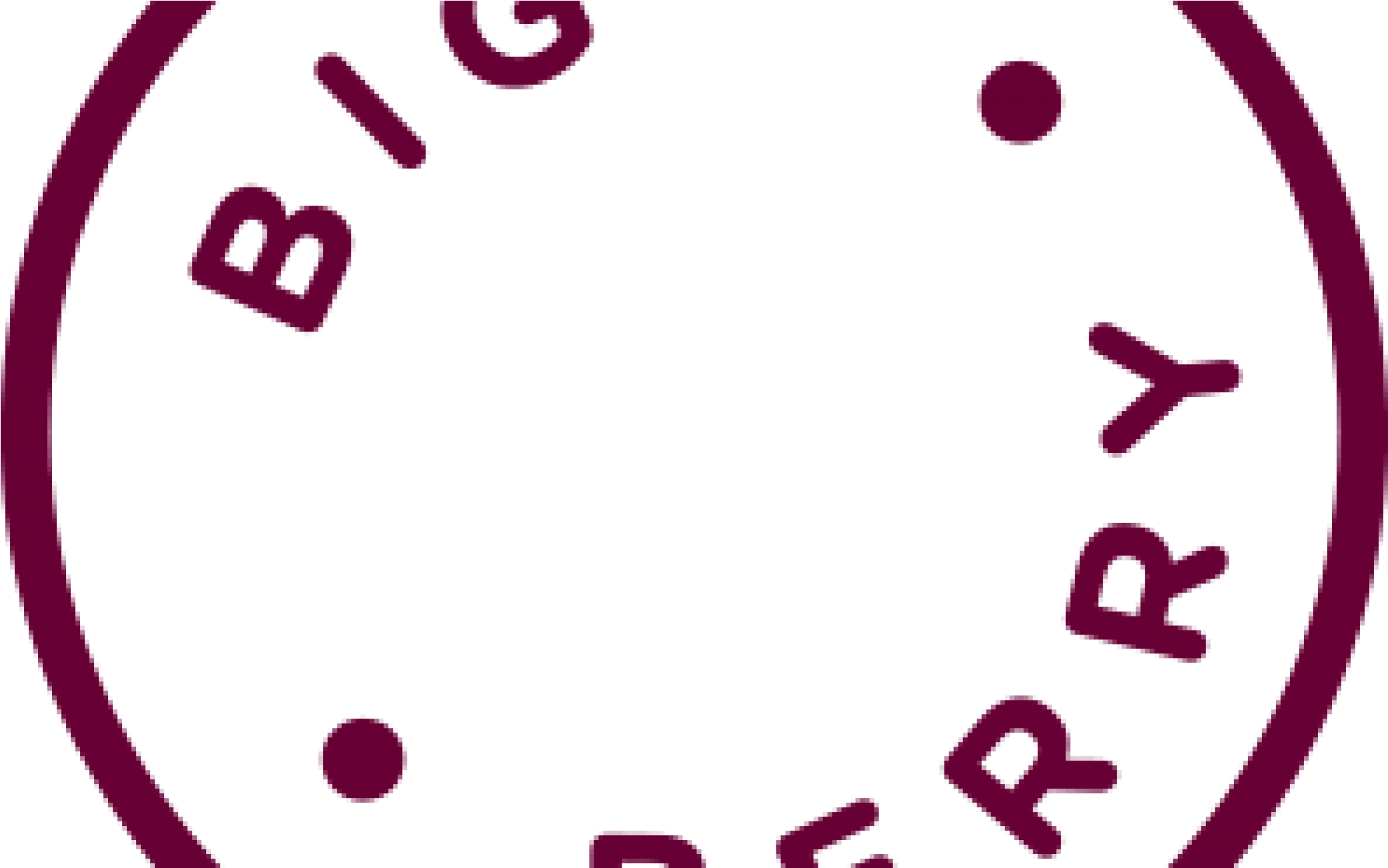 Round And Purple, The Bb Logo Comes Up As A Mixture - Circle (2220x1300), Png Download