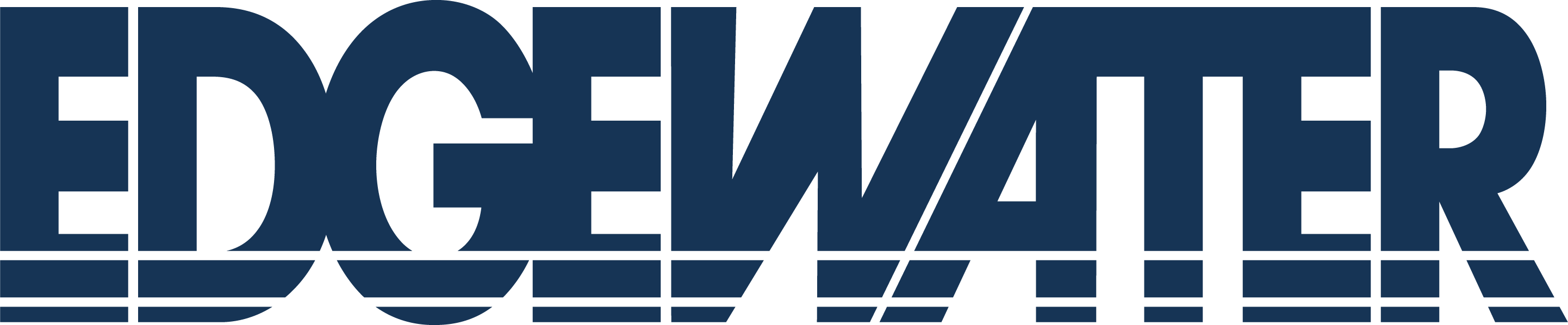 The Edgewater Company - Cobalt Blue (2884x598), Png Download