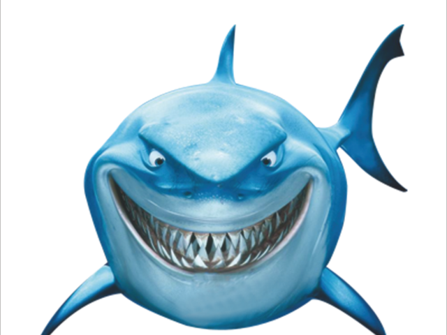 Shark Clipart Finding Nemo - Finding Nemo Shark Png (640x480), Png Download