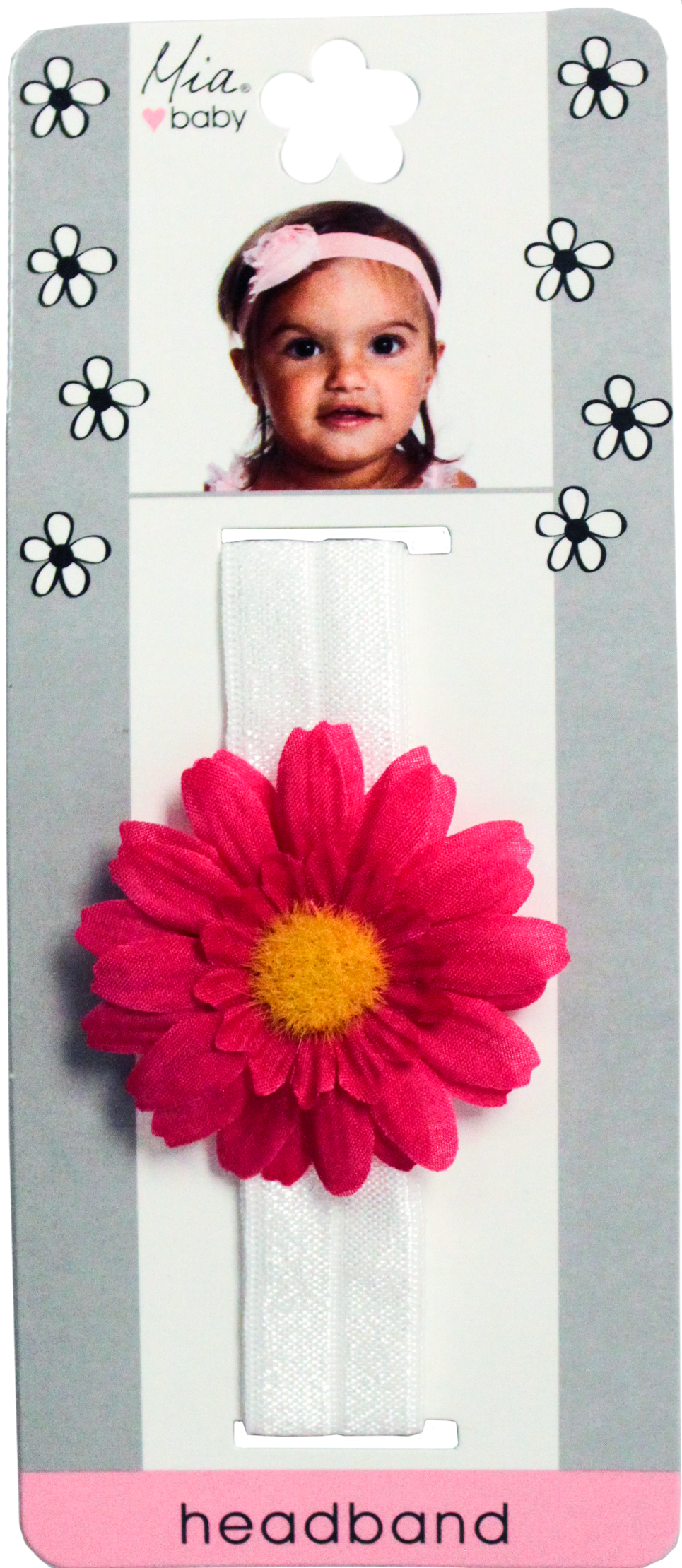Flower Girl Daisy Headband - Artificial Flower (965x2219), Png Download