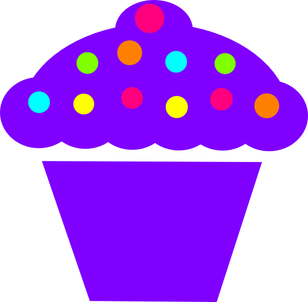 Cupcake Clip Art At Clker Com Vector - Cupcake Icing Clipart (600x589), Png Download