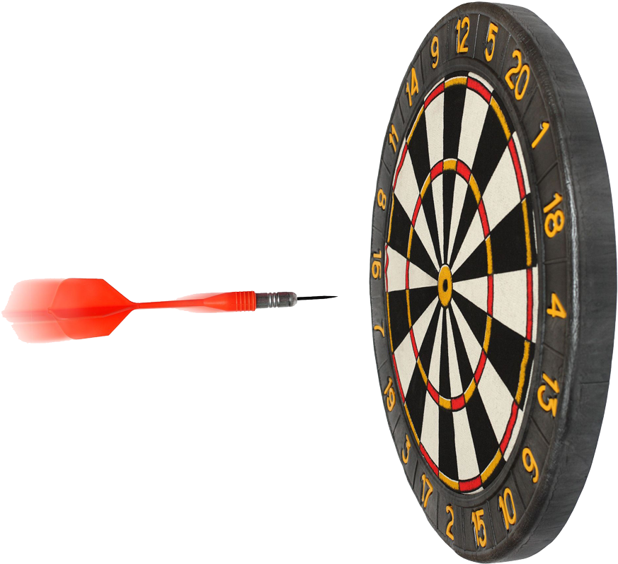 What Is Customer Experience - Dart Board Side View Png (1000x907), Png Download