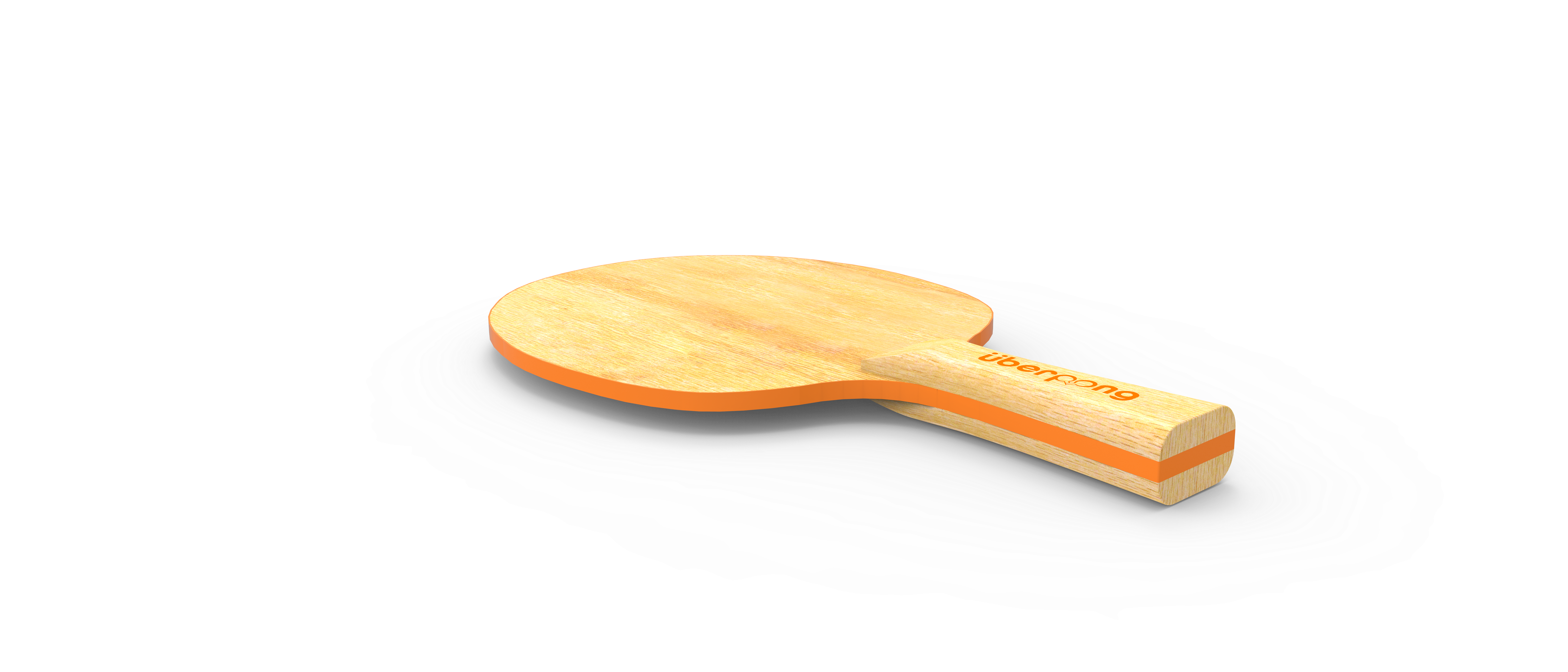 Uberpong Wooden Table Tennis Blade - Table Tennis Racket (7599x3600), Png Download