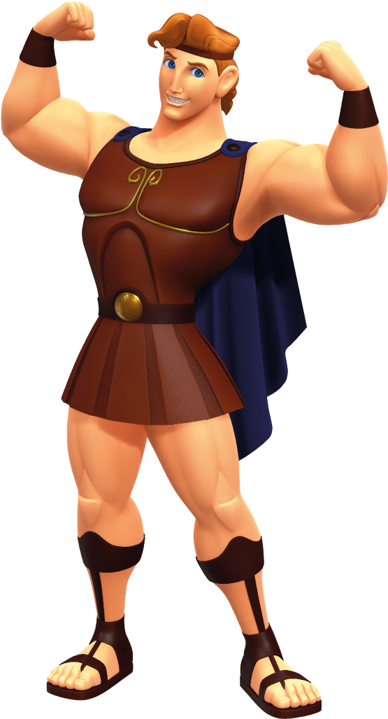Hercules - Kingdom Hearts 3 Phil (828x1050), Png Download
