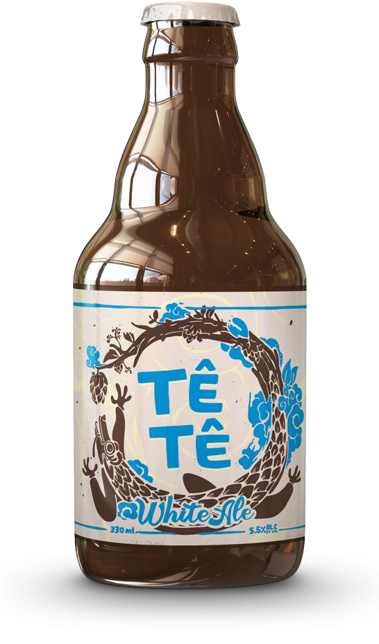 Tê Tê White Ale - Tete Beer (545x994), Png Download