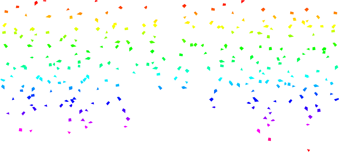 Confetti Png Hd - Visual Arts (1250x550), Png Download