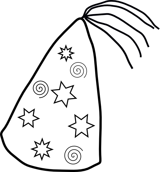 Party Hat (558x598), Png Download