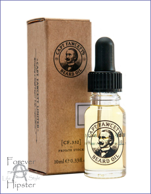 Captain Fawcett's Private Stock Beard Oil - Beard Oils (580x745), Png Download
