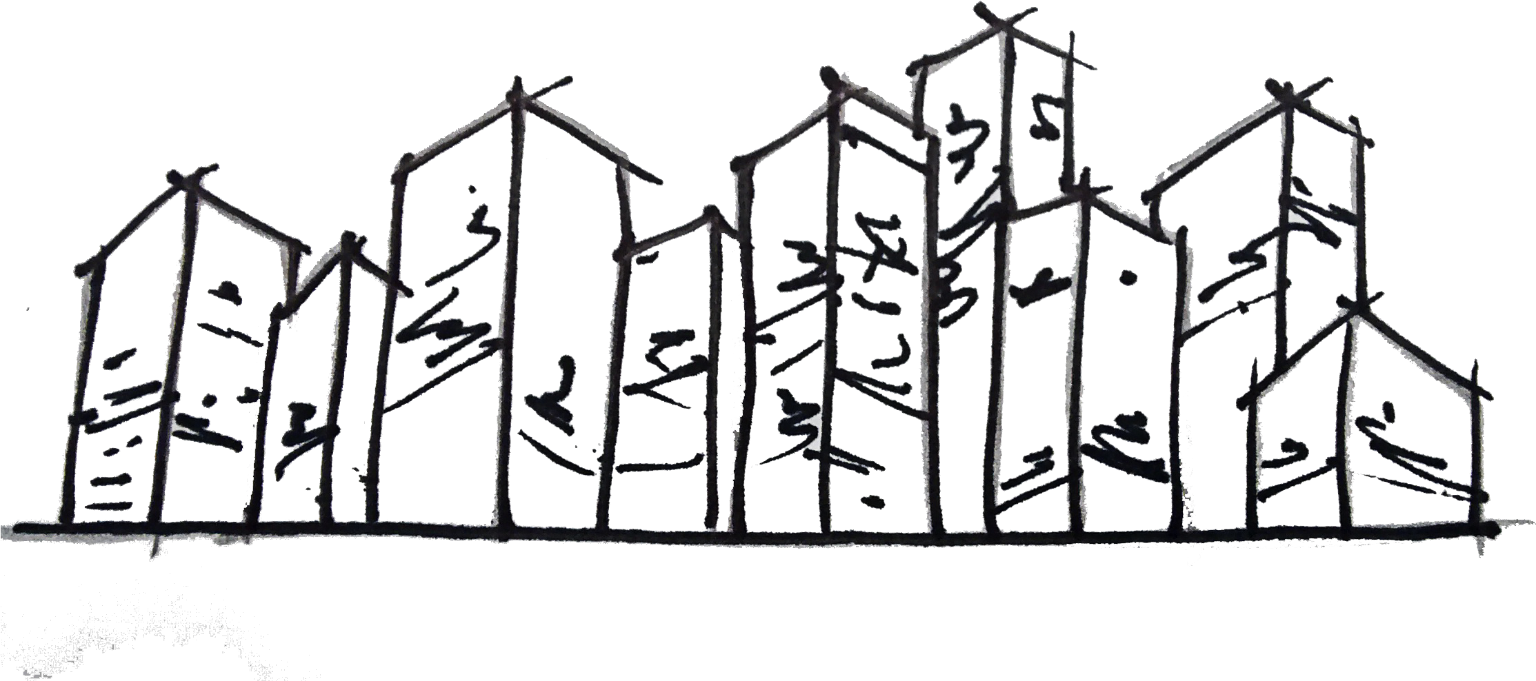 Edificios - Illustration (2263x1021), Png Download