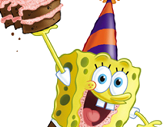 Birthday Hat Clipart Spongebob - You Happy Birthday (640x480), Png Download