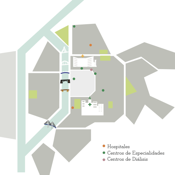 Mapa - Hospital Virgen Del Rocio Medicina Nuclear (600x600), Png Download