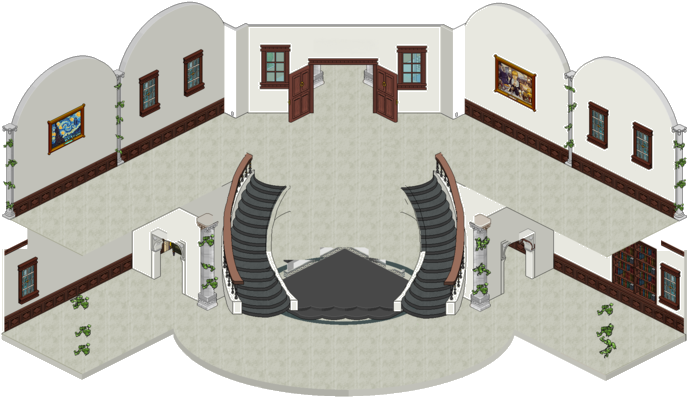 Reecibidor Dj - Hall Habbo (762x405), Png Download