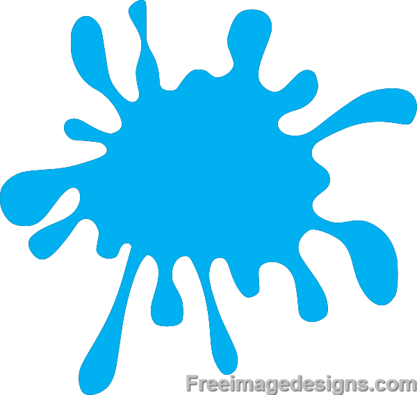 Water Splat Image Design Download Free Image Tattoo - Red Paint Splatter Clipart (600x568), Png Download