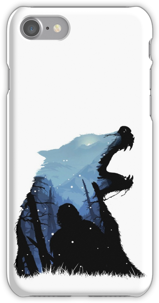 King Of The North Iphone 7 Snap Case - King Of The North Jon Snow (750x1000), Png Download