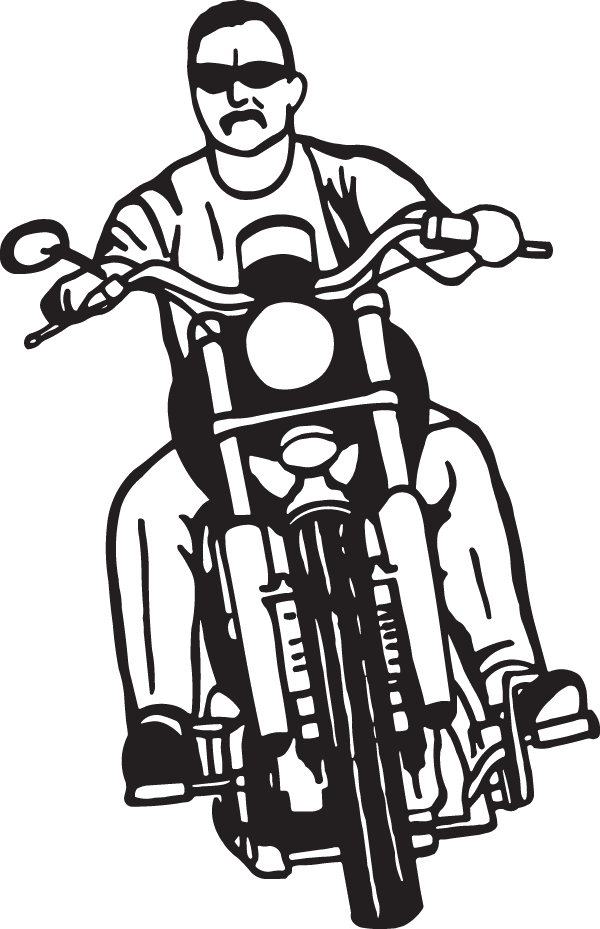11174 - Motorcycle (600x929), Png Download