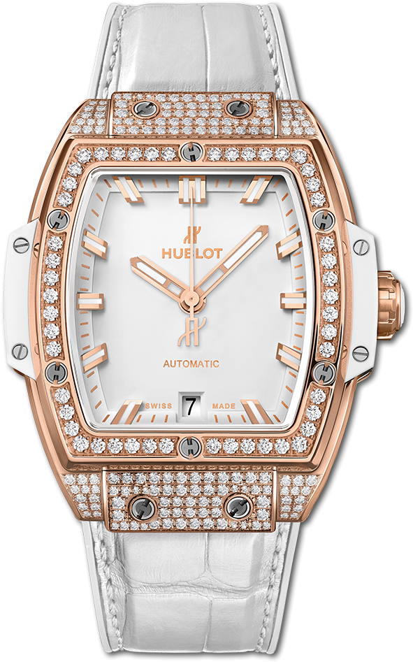 Spirit Of Big Bang King Gold White Pavé - Spirit Of Big Bang 39mm (1000x1000), Png Download