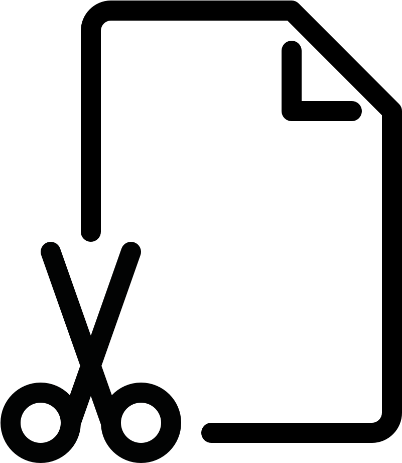 Document Action Cut (960x960), Png Download