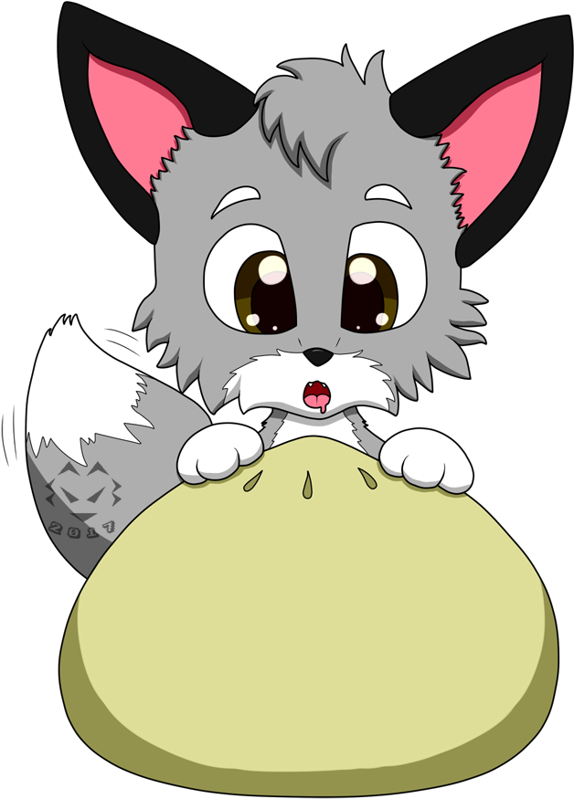 Fox Dumpling - Cartoon (800x1000), Png Download