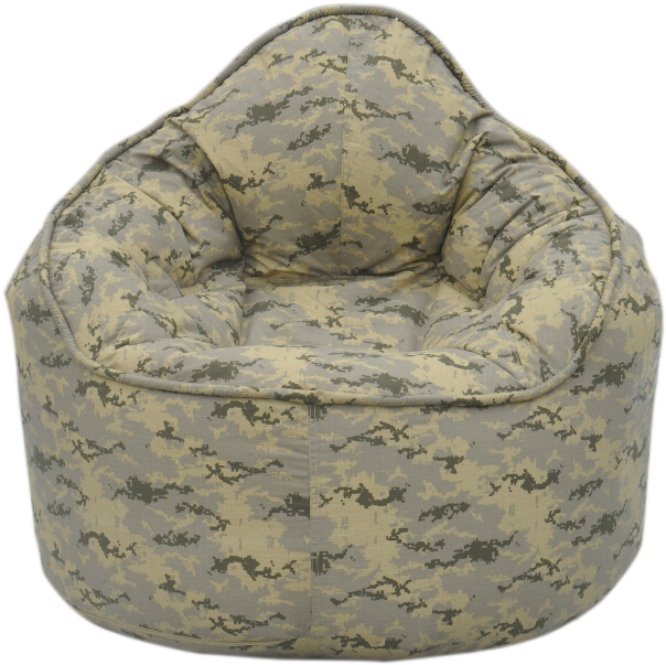 The Pod Bean Bag Chair Light Camo Sku - Bean Bag Chair (655x648), Png Download