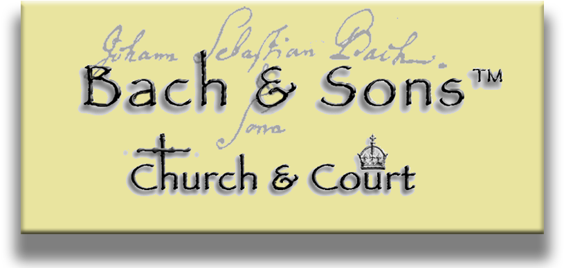Bach And Sons Church And Court Logo - Calligraphy (822x405), Png Download