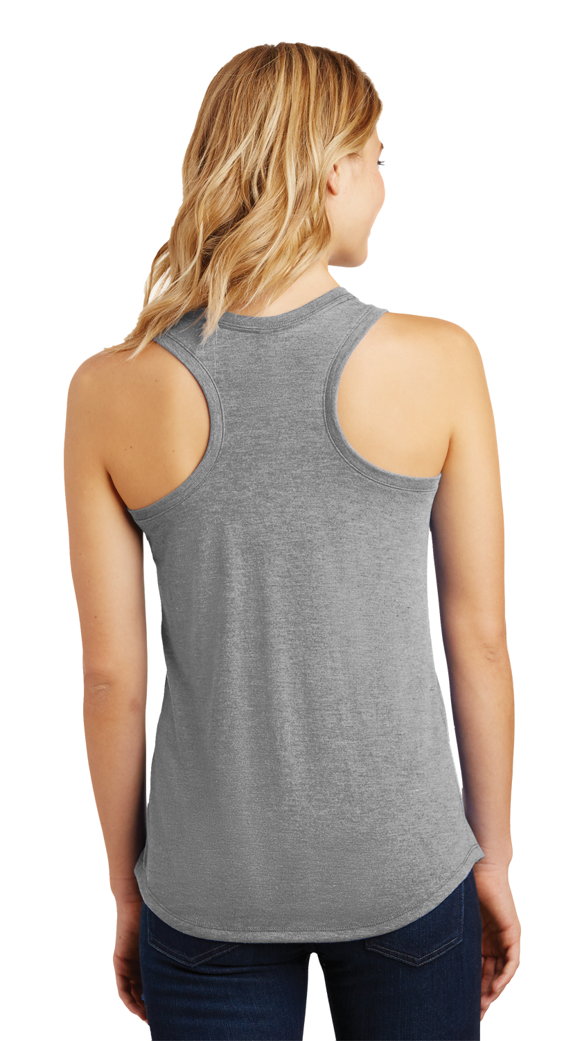District Made Dm138l Ladies Perfect Tri Racerback Tank (827x1500), Png Download