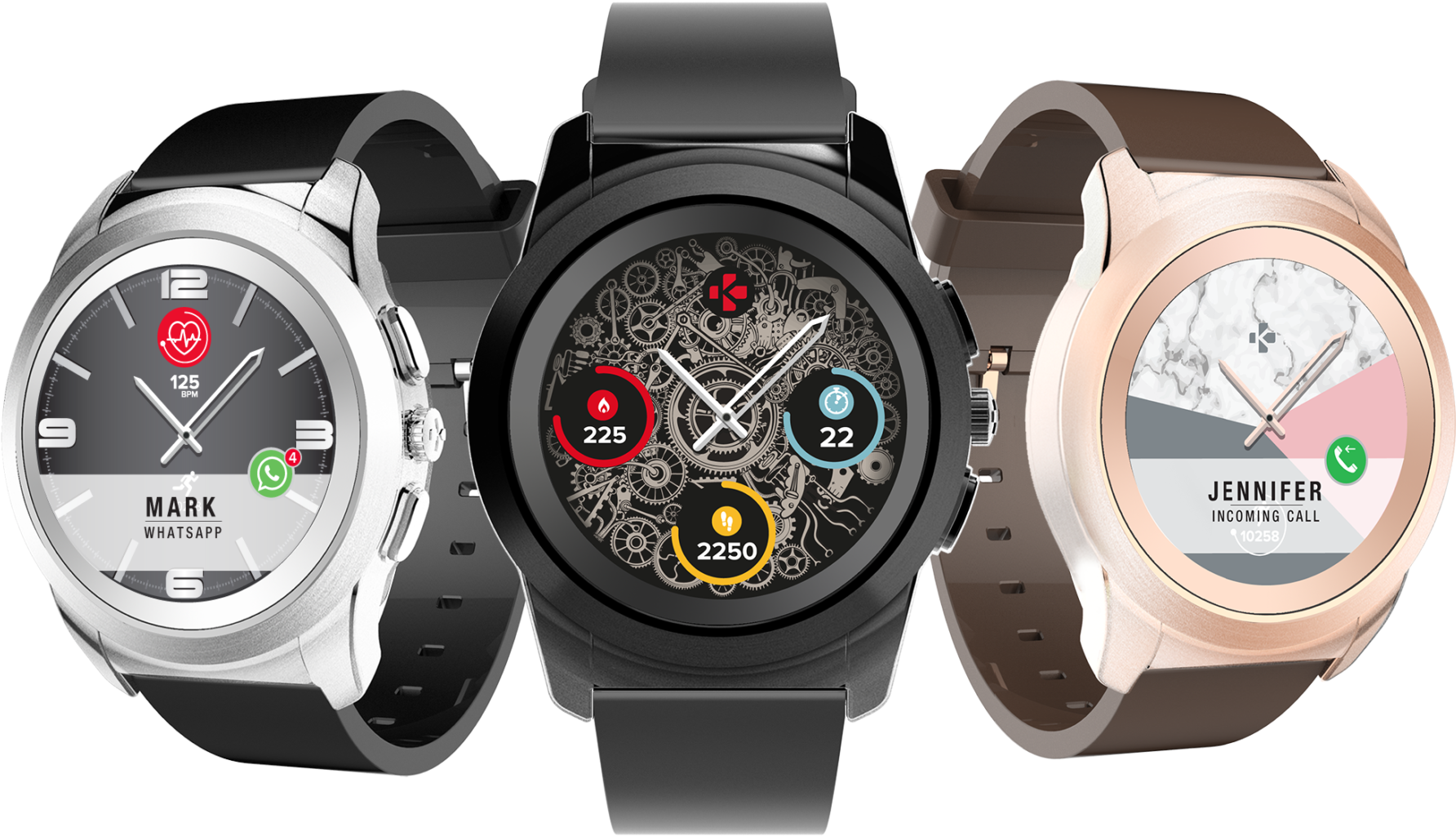 Mykronoz Pierces Smartwatch Screen To Fit Analogue - Zetime Smartwatch (2048x1078), Png Download