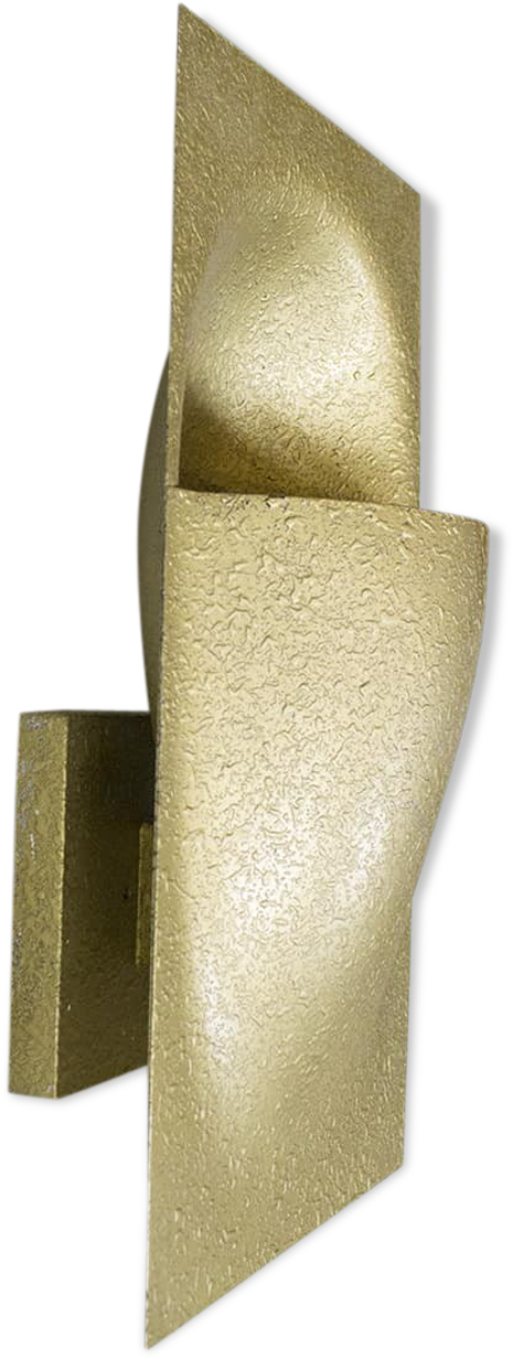 Wall Sconce Lighting Bertrand Balas Raak - Brass (1457x1457), Png Download