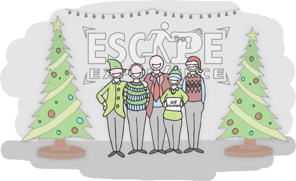 5 Reasons To Book Your Office Holiday Party At Escape - Christmas Tree (1024x628), Png Download