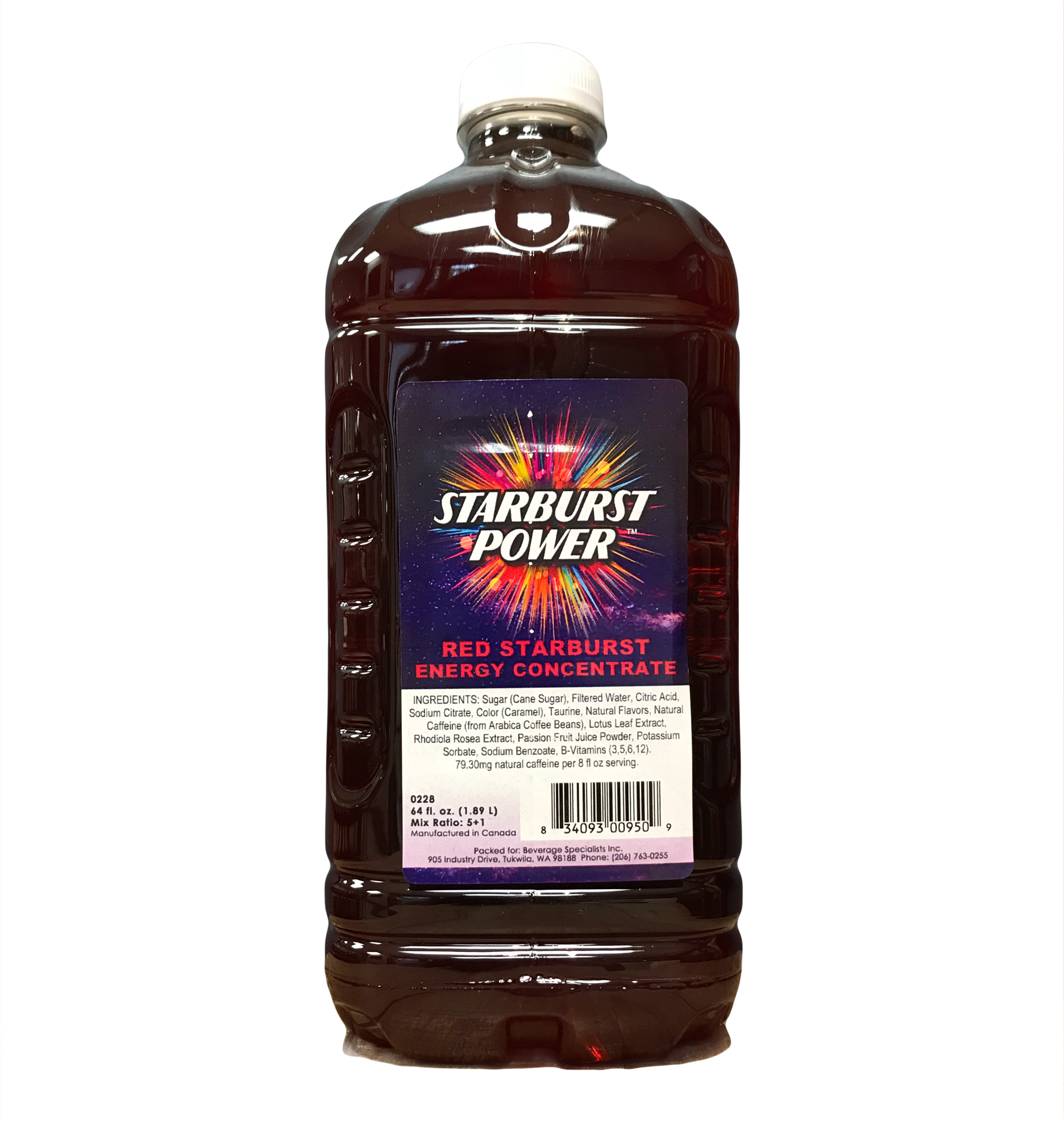 Red Starburst Energy Concentrate - Mirto (2016x2016), Png Download