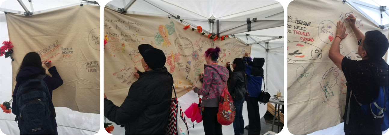 Wspd-in The Square Art Mural - Exhibition (1294x451), Png Download