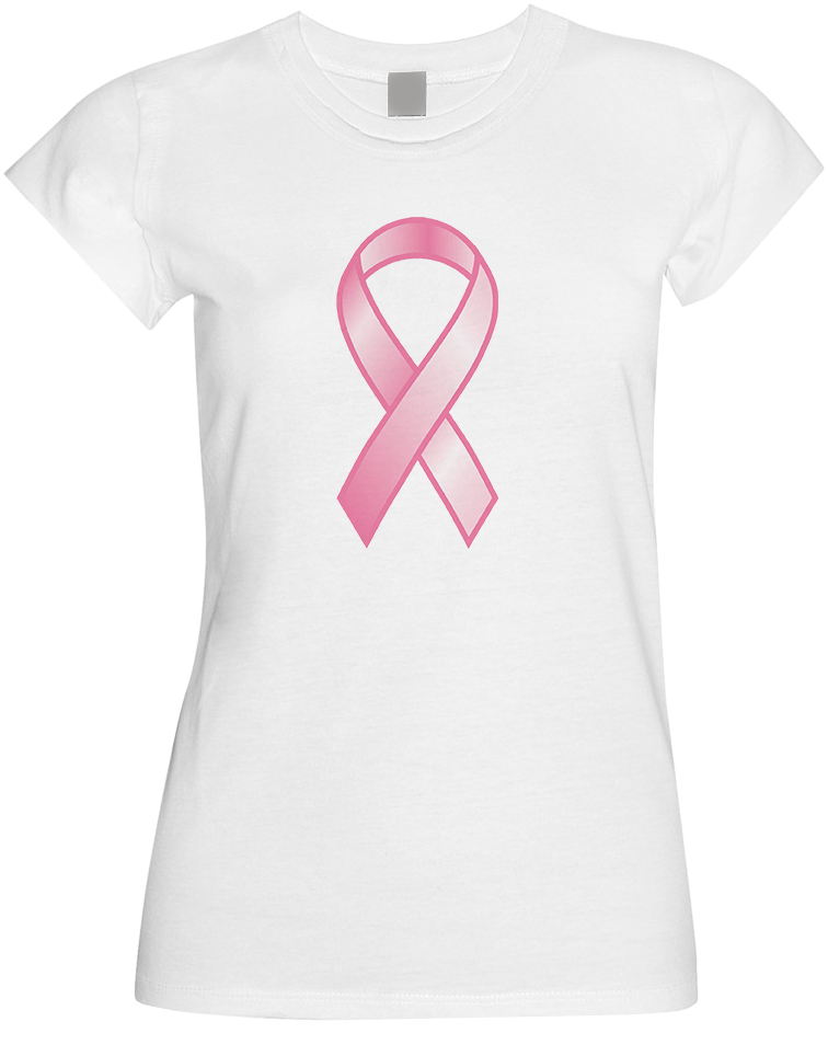 Pink Ribbon - Heart (1000x1000), Png Download